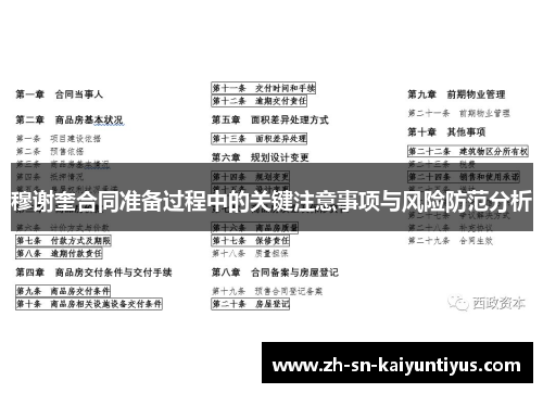 穆谢奎合同准备过程中的关键注意事项与风险防范分析 穆谢奎合同准备过程中的关键注意事项与风险防范分析